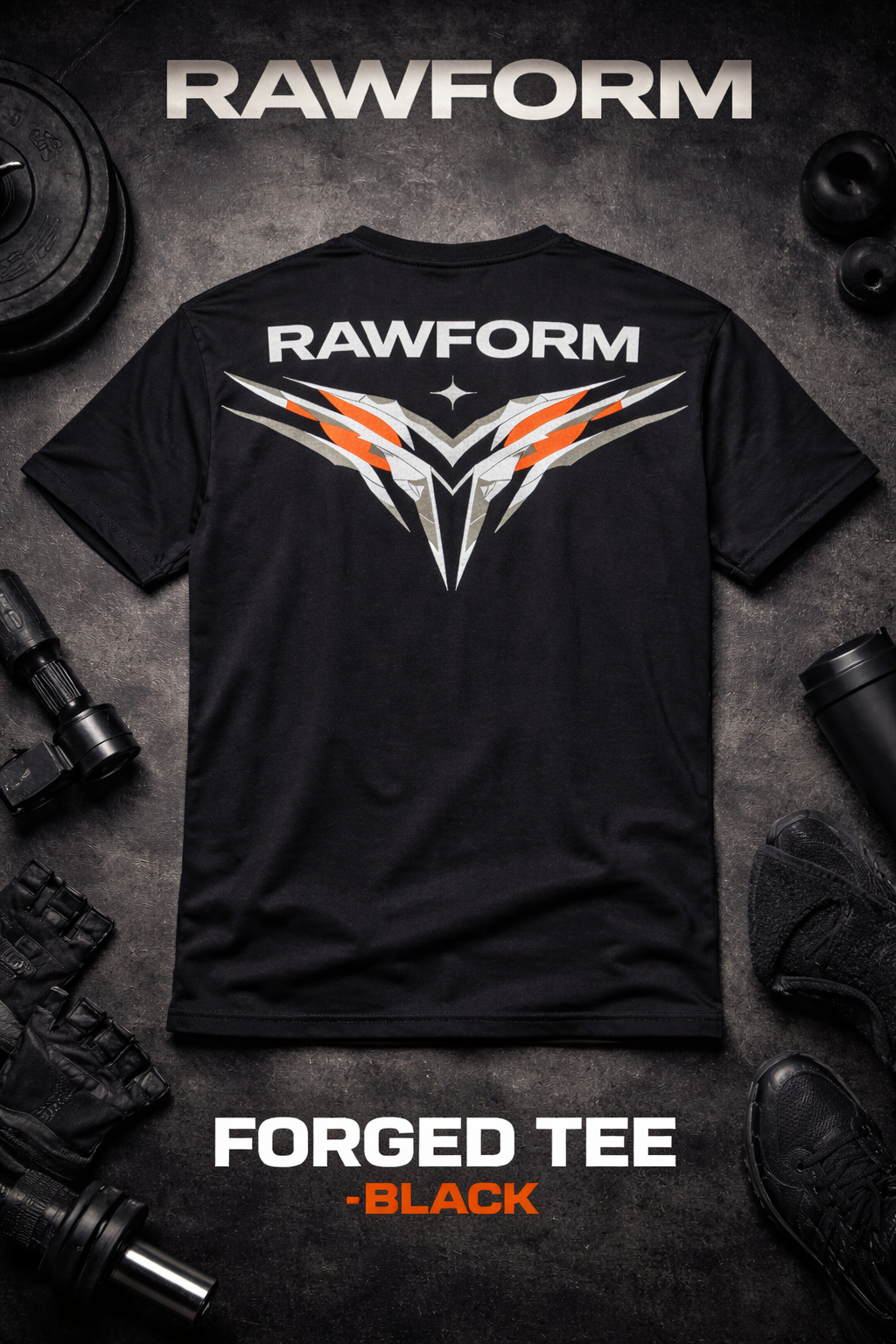 RAWFORM Forged Tee-Black